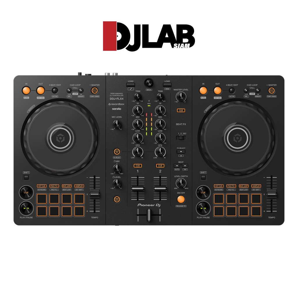 Pioneer DJ DDJ-FLX4  :  2-channel DJ Controller Black