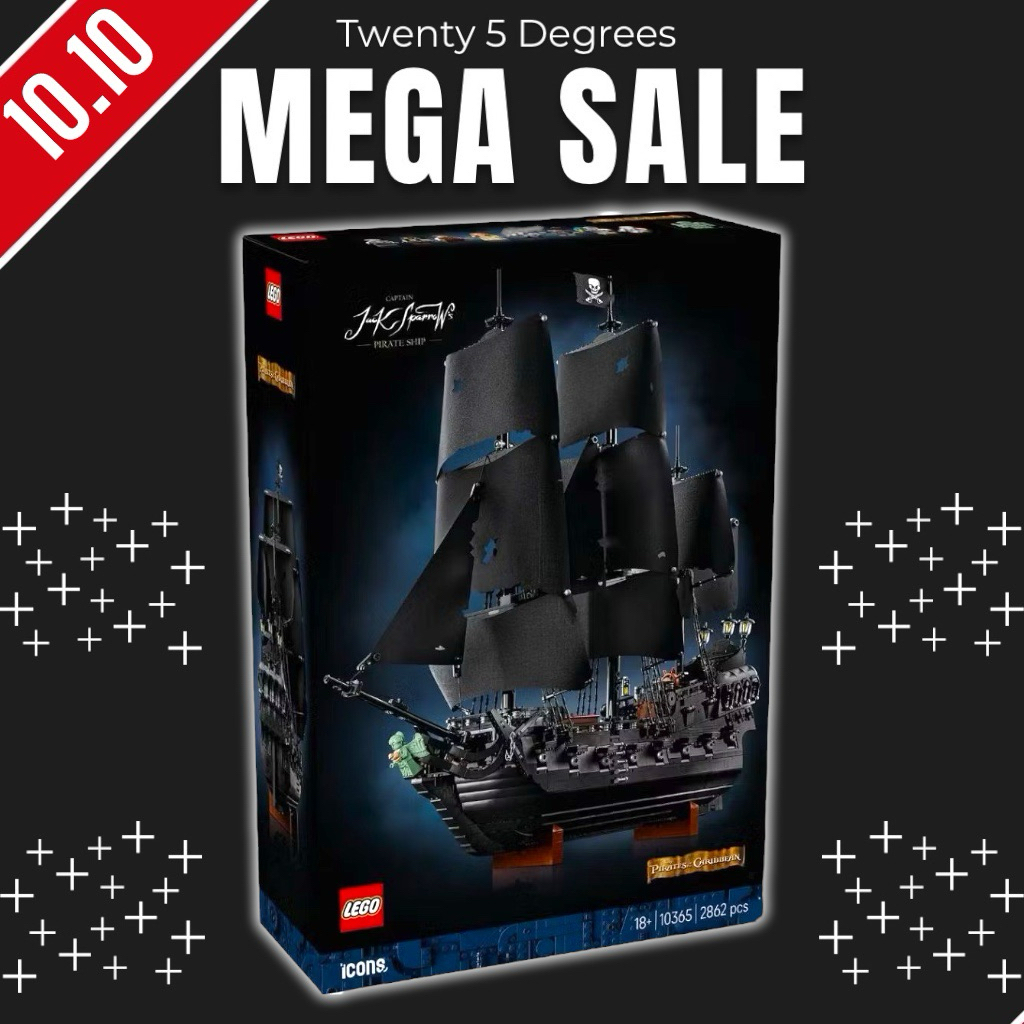 (พร้อมส่ง รับประกันกล่องสวย) LEGO Icons 10365 Captain Jack Sparrow's Pirate Ship