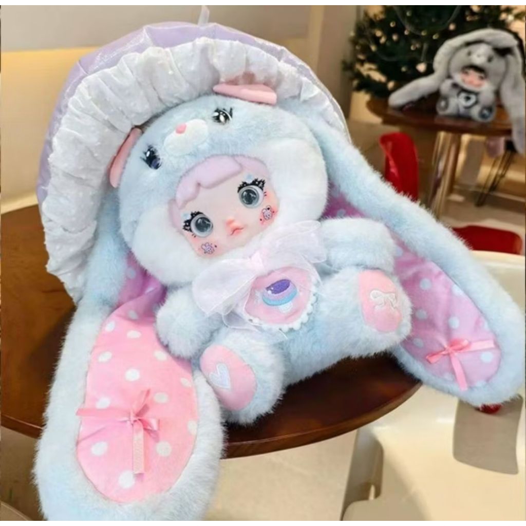 Nommi 400% V2 นมมิหัวเห็ด สีฟ้า (แบบเช็คตัว กล่อง การ์ด ครบ สภาพดี ไม่มีตำหนิ) พร้อมส่งในไทย