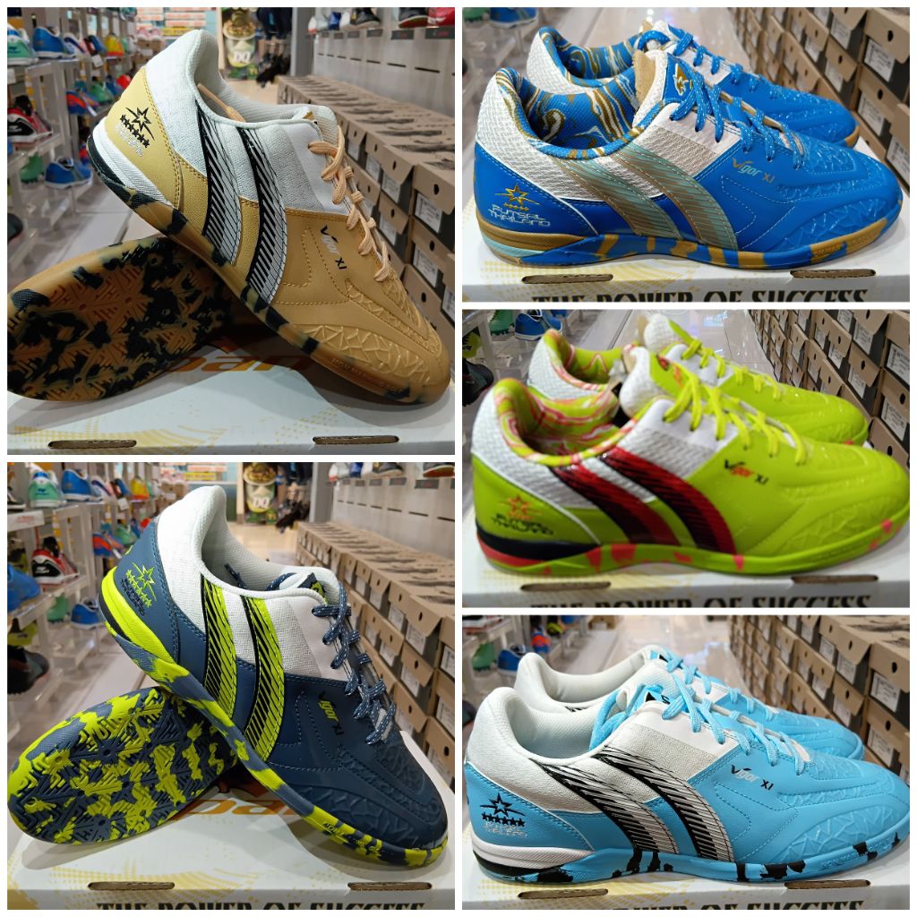 Pan VIGOR XI Microfiber TOP รองเท้าฟุตซอลแพน PF14R2 รุ่นใหม่ล่าสุด