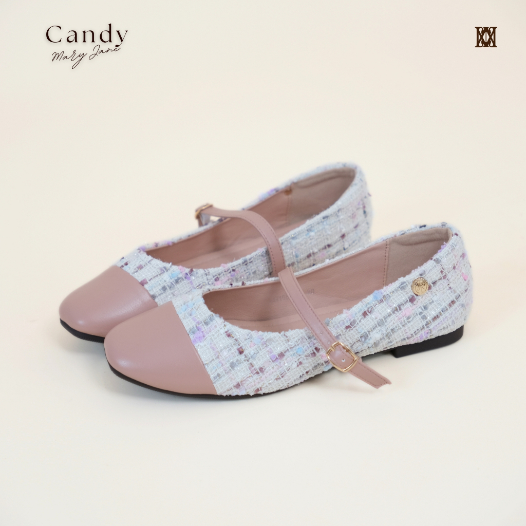 iamJinny JN156 รุ่น  Candy Marry Jane สีชมพู