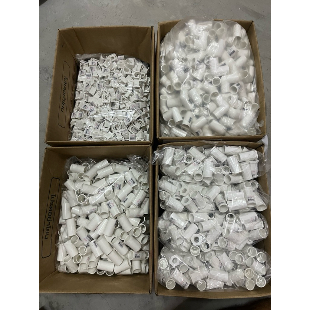 SCG ข้อต่อตรง uPVC 16mm (ขาว) - เกรดพรีเมียม มาตรฐาน BS (แพ็ค 10 ชิ้น)