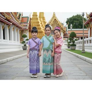 ชุดล้านนา ชุดพื้นเมืองเหนือ ชุดไทยเด็ก