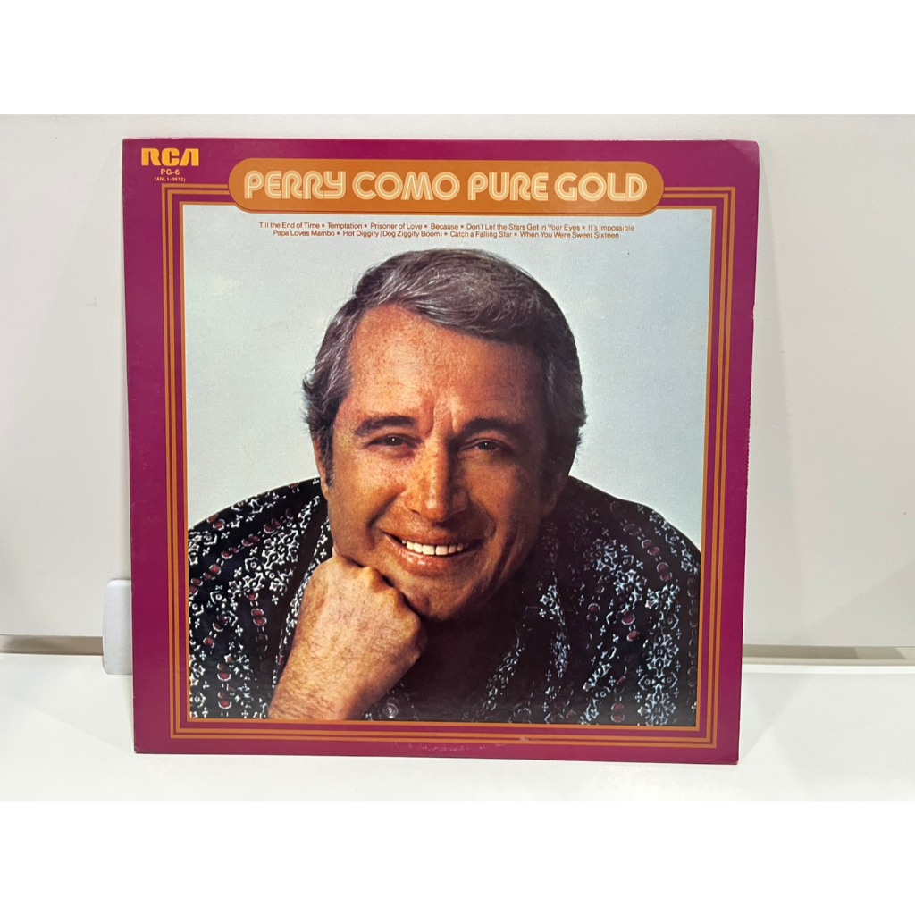 1LP Vinyl Records แผ่นเสียงไวนิล PERRY COMO PURE GOLD PG-6   (J15D112)