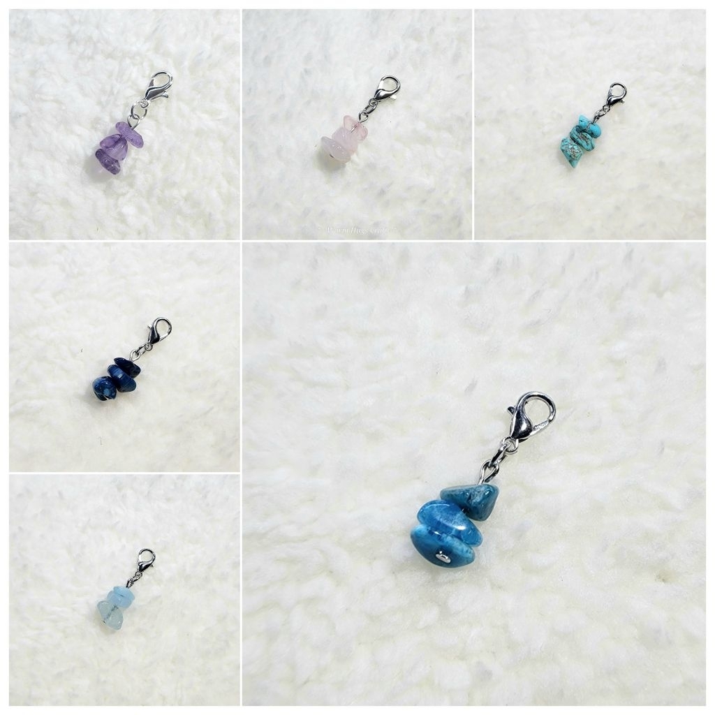 Clip >> จี้หินนำโชค 🔮 เสริมพลัง ที่ห้อยมือถือ ที่ห้อยโทรศัพท์ ที่ห้อยกระเป๋า พวงกุญแจ เครื่องราง สายมู ของขวัญปัจฉิม