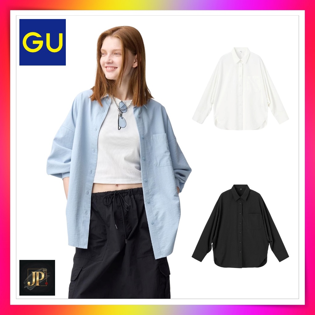 เสื้อแขนค้างคาว GU【GU Dolman Sleeve Shirt】
