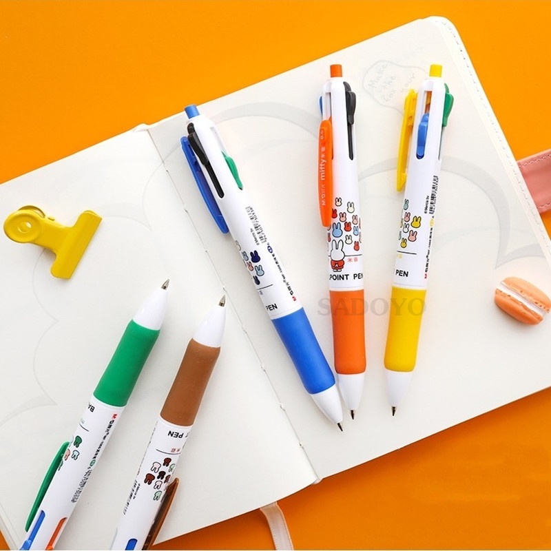 ของแท้ M&G ปากกาลูกลื่นแบบกด ลาย miffy 0.5 มม.MF-1006 4 สี สีดำ/ แดง/ น้ำเงิน/ เขียว #เครื่องเขียน #School #office ราคา ถูกที่สุด ดีลบีเคเค แกลเลอรีภาพที่ 8