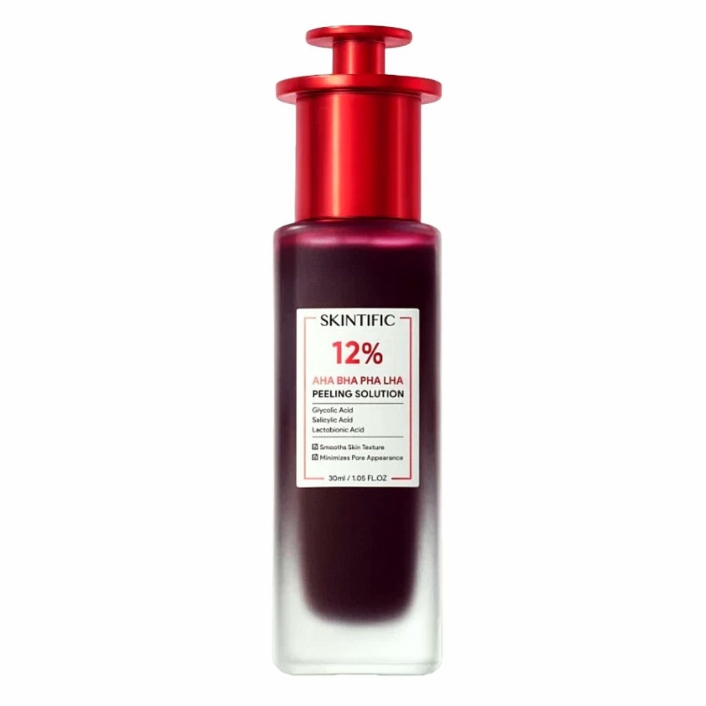 12%AHA BHA PHA LHA Peeling Solution Serum 30ml.