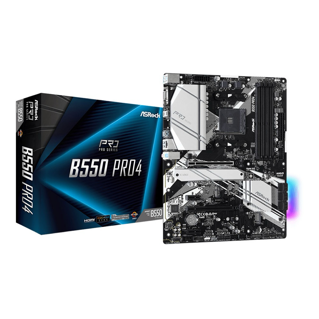 MAINBOARD AM4 ASROCK B550 PRO4