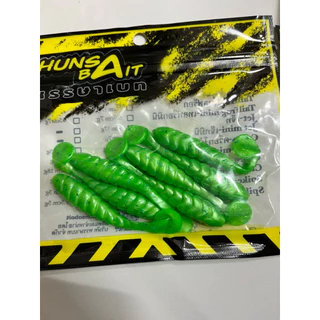 หนอนยาง Hunsa Bait รุ่น Hunsa Spike สุดยอดงานช่อน ผิวน้ำ ใต้น้ำ