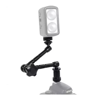 11นิ้วอย่างชัดเจนแขนเมจิก + ซูเปอร์หนีบปูคีมคลิปสำหรับกล้อง 11inch Articulating Magic Arm + Super Clamp Crab Plier Clip