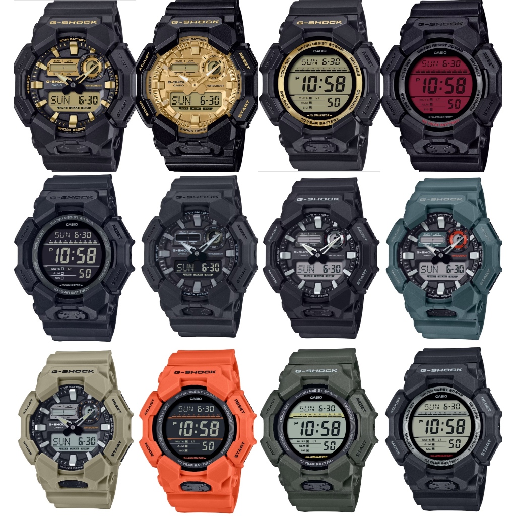 New G-shock  Series Ga-010  GD-010 ประกันศูนย์ Cmg  1 ปี 51.9  มม