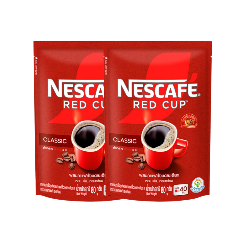 [FD] [99฿+ส่งฟรี!!] เนสกาแฟ เรดคัพ ขนาด 80 ก. X 2 ถุง ของกินของใช้ กาแฟ