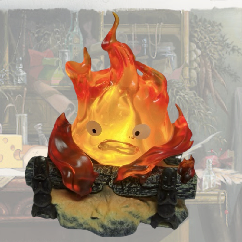 ส่งจากไทย🔥Calcifer Howl's Moving Castle โคมไฟของเล่น ของแต่งบ้าน โคมไฟของเล่นตกแต่งห้องแคลซิเฟอร์ ปี
