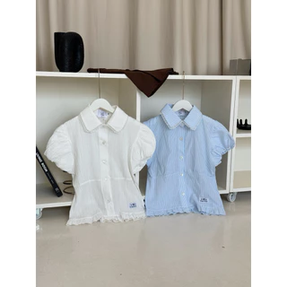 ZURI SHIRT : เสื้อเชิ้ตแขนบอลลูน Longsaidoo_