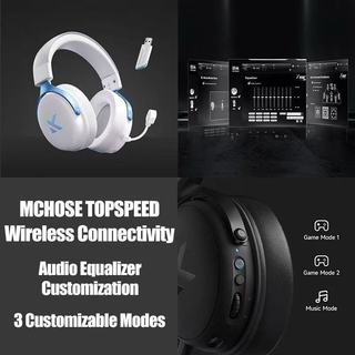 MCHOSE หูฟัง V9 Pro E-sports รุ่น V9 พร้อมไมโครโฟน หูฟังแบบติดศีรษะ Wireless สำหรับเล่นเกม