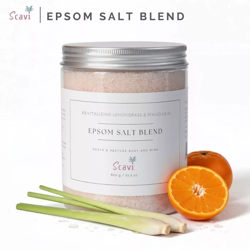 Epsom Salt Blend (Lemongrass & Mandarin) Bath salt Magnesium sulfate