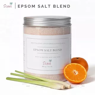 Epsom Salt Blend (Lemongrass & Mandarin) Bath salt Magnesium sulfate