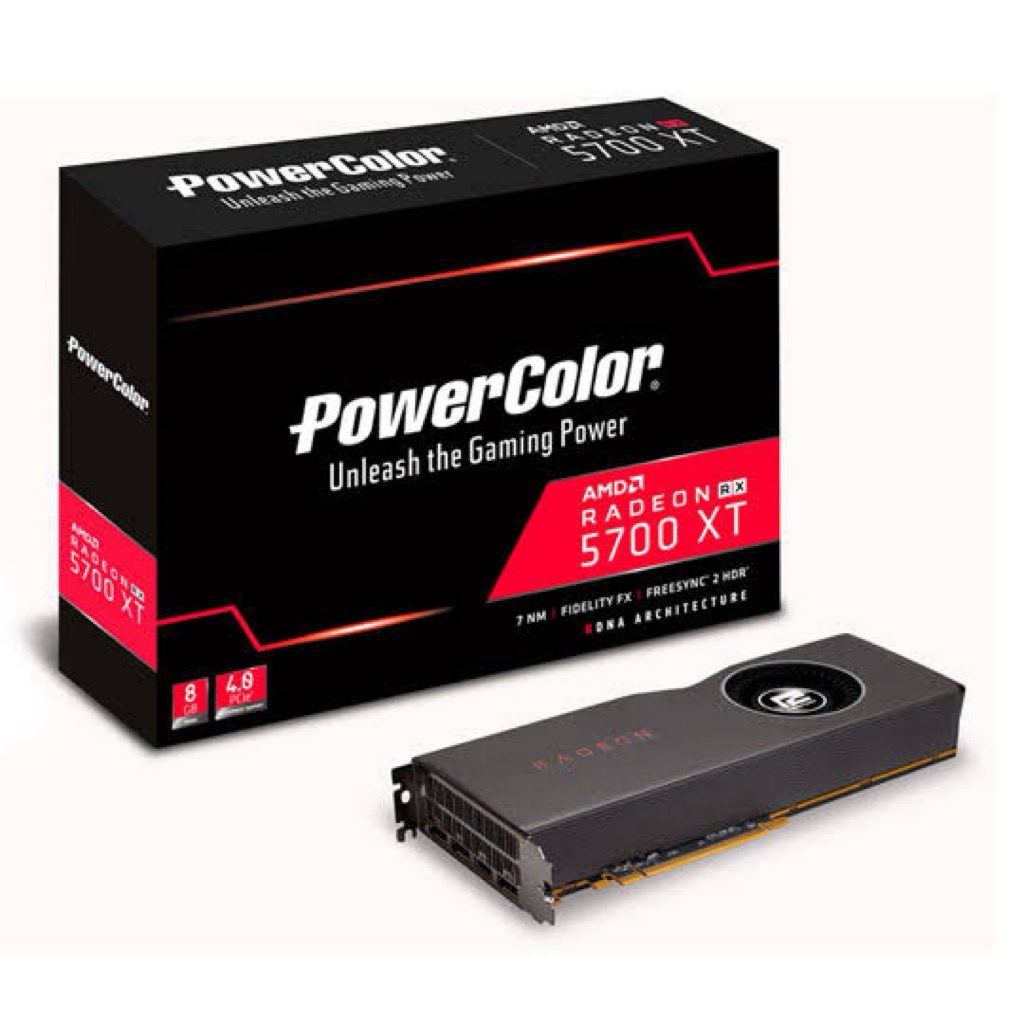power color amd rx5700xt ref card