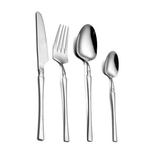 ShopAt.Two[ST-3139] ช้อนส้อม มีด สแตนเลส ชุด 4 ชิ้น สไตล์เรี…