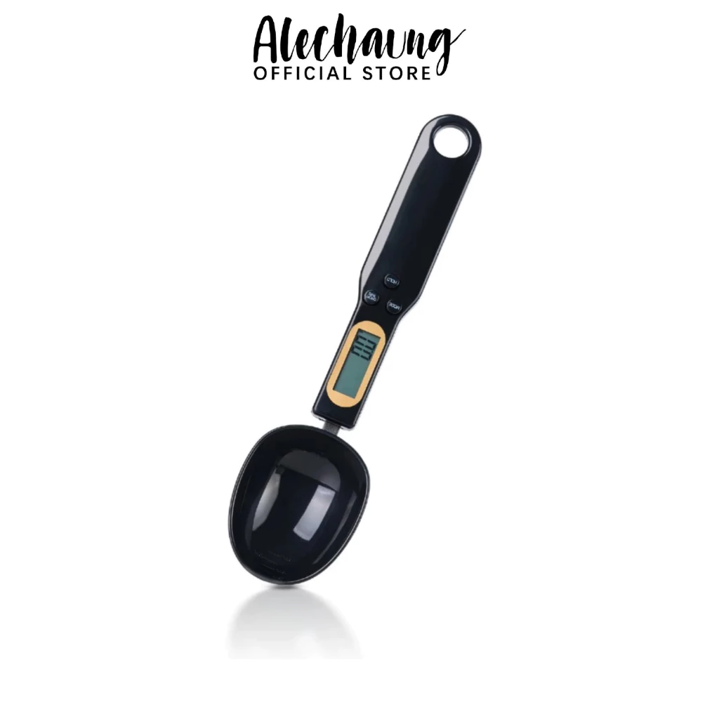 Alechaung ช้อนตวงอัตโนมัติ ช้อนวัดปริมาณเครื่องปรุง Digital measuring spoon มีเส้นบอกปริมาณ จอแสดงผล LCD ใช้ตวงวัตถุดิบ