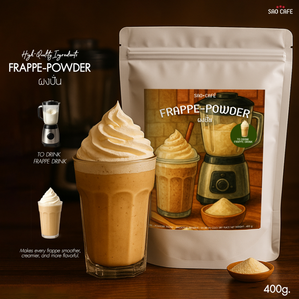 SAO CAFE ผงปั่น - Frappe Powder 400 g