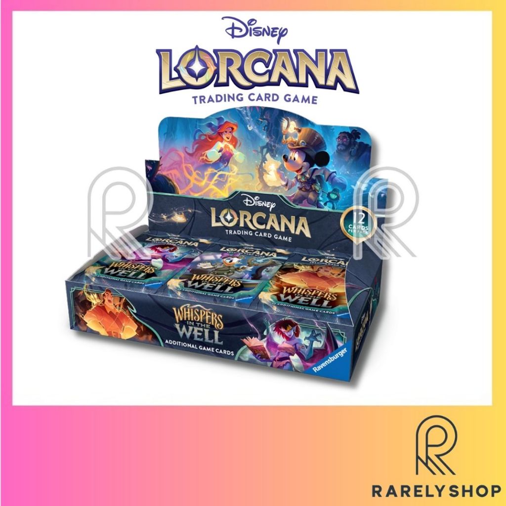 [Disney LORCANA TCG] Whispers in the well - Booster Display Box (24) English พร้อมส่ง