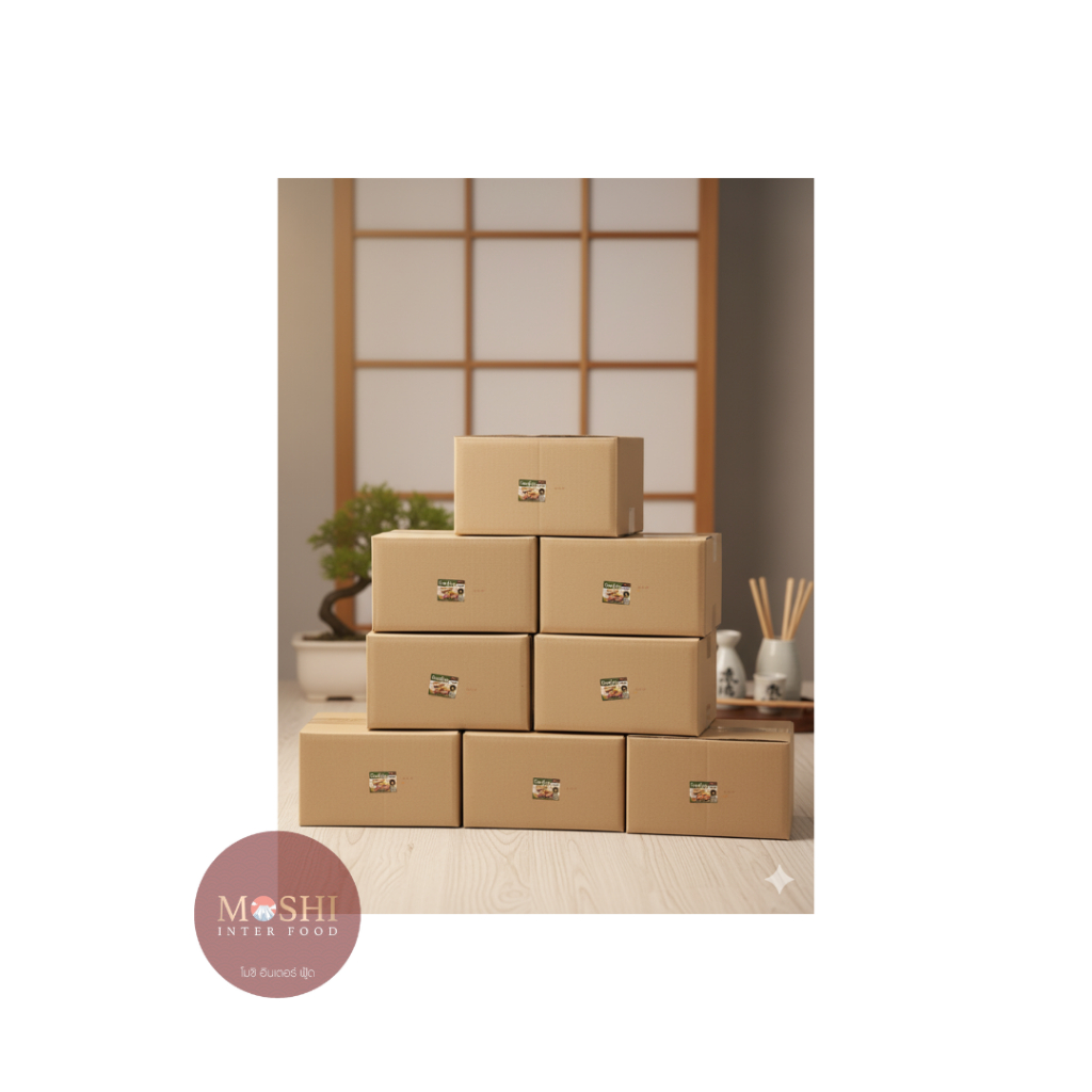 1 ลัง โชยุ โมชิ 6g. สูตรกลมกล่อม (1000ซอง) 10 แพ็ค เทปฟ้า