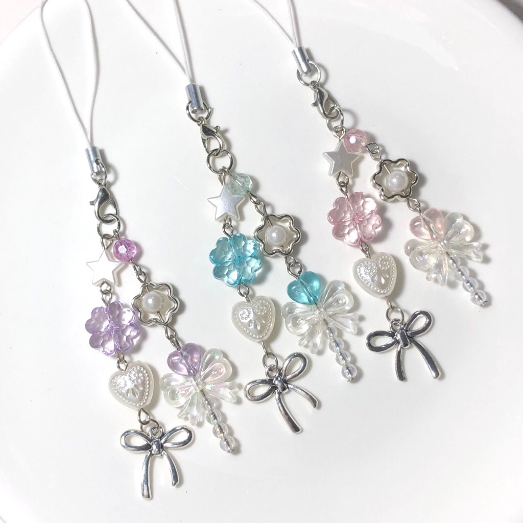 Phone charm / Key ring โบว์คฑา พร้อมส่งจากไทย