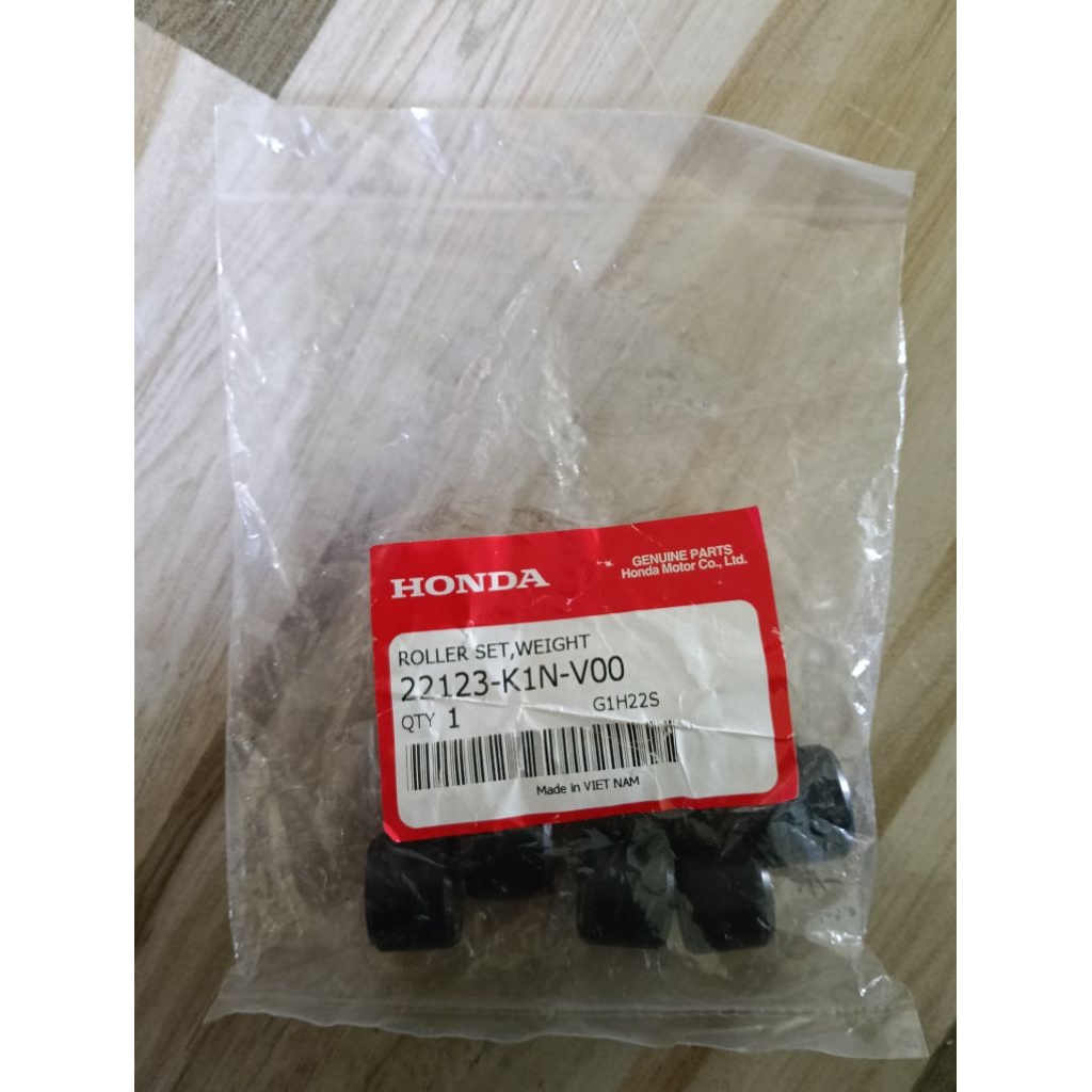 เม็ดตุ้มน้ำหนัก HONDA PCX160/Giorno/Lead125/ADV160/Click160i แท้เบิกศูนย์ 22123-K1N-V00