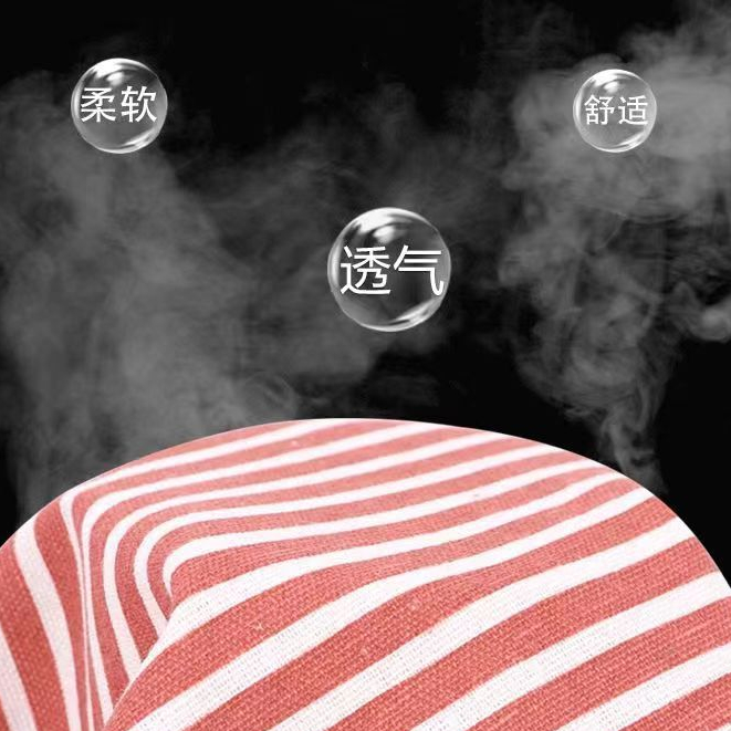 ผ้ากันเปื้อนลายทาง ผ้าฝ้ายและผ้าลินินสุดทันสมัย  สไตล์โมเดิร์น ผ้ากันเปื้อนในครัวเรือนระบายอากาศได้ |พร้อมส่งทันทีจากไทย - รูปที่ 5