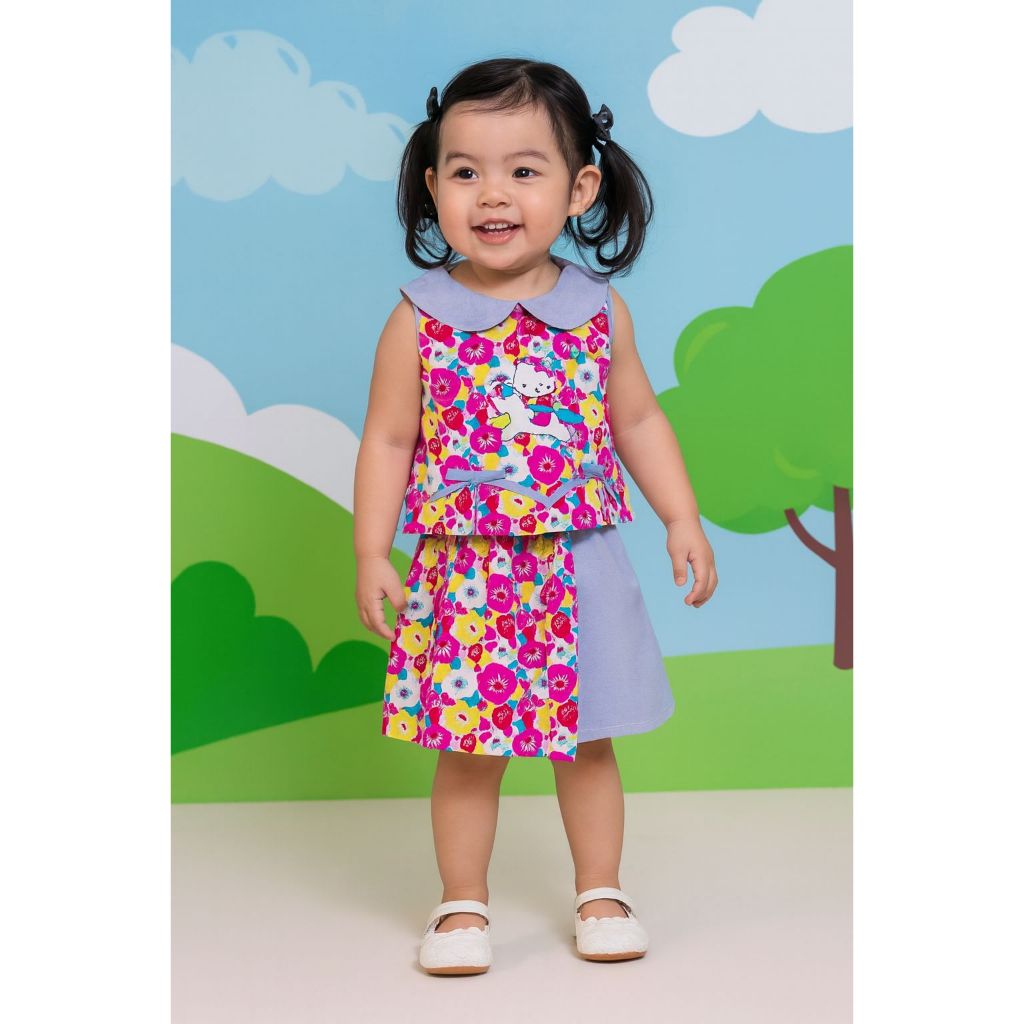 ชุดเด็กผู้หญิง1-5ขวบ lovelykidz : ชุดเซ็ต 2ชิ้น Size12-18-24เดือน และ 3-4-5ปี