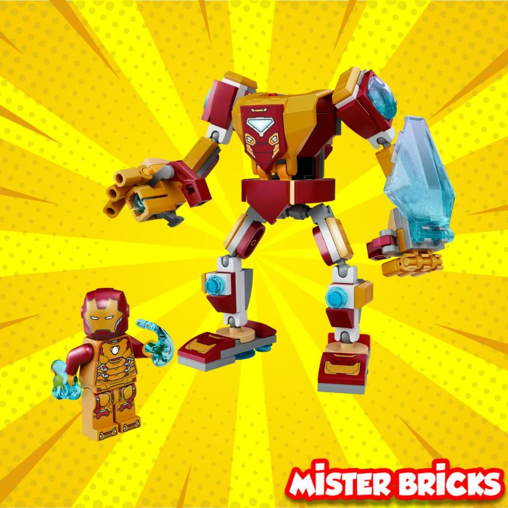 [RETIRED] LEGO Marvel 76203 ไอรอนแมนเมคหายาก พร้อมมินิฟิกแท้ ยิงสตั๊ด+โล่พลังงาน ราคา ถูกที่สุด ดีลบีเคเค แกลเลอรีภาพที่ 3