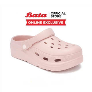 Online Exclusive Bata บาจา FLOATZ รองเท้าแตะแบบสวม สำหรับผู้หญิง รุ่น FREDI สีชมพู 6105213 สีงาช้าง 6106213
