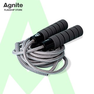 Agnite เชือกกระโดด ที่กระโดด เชือกออกกำลังกาย ยาว 5 เมตร เชื…