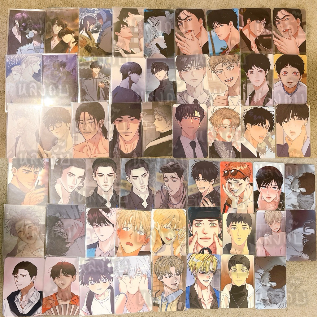 ✅(พร้อมส่ง)✅ (สุ่ม 4 ใบ) photocard ของแท้ bomtoon, lezhin, boomtoon, mr.blue 2024 2025