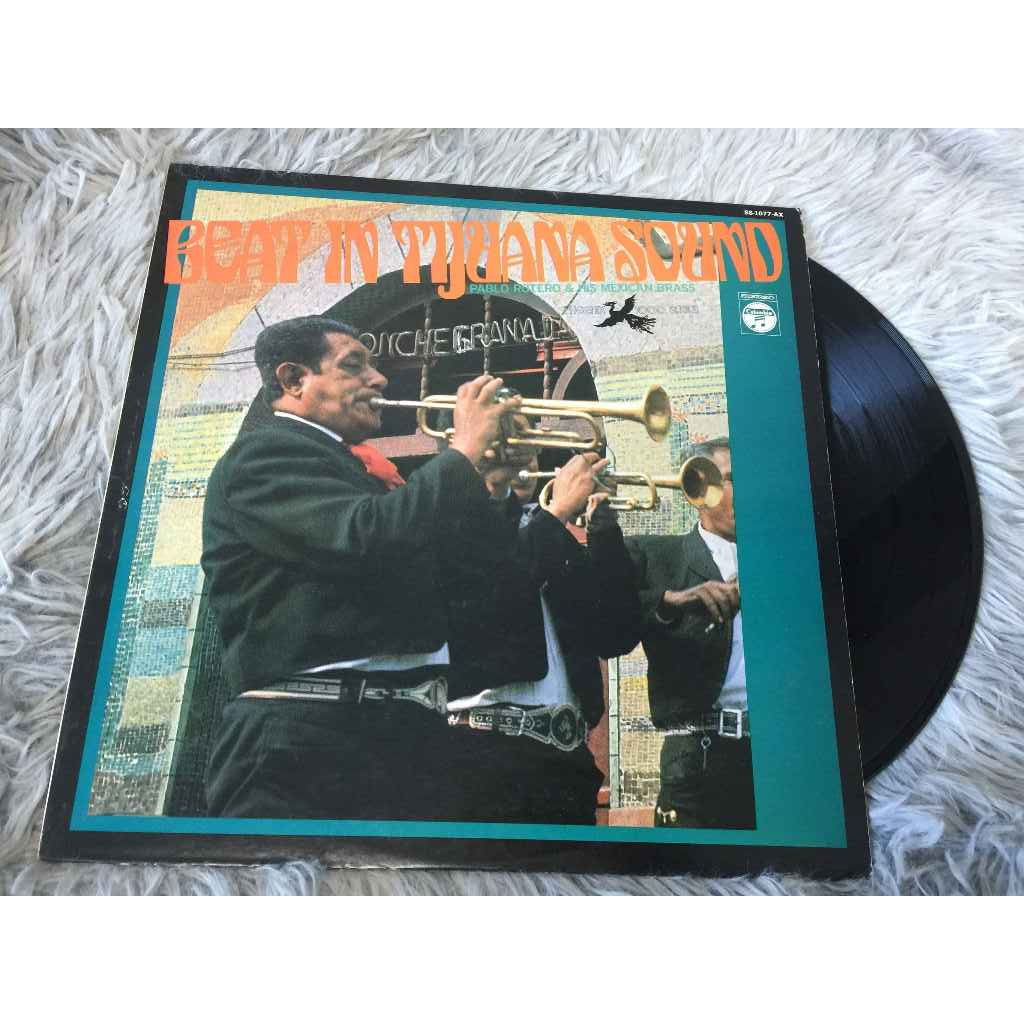 Beat in Tijuana Sound - Pablo Rotero & His Mexican Brass ขนาด 12 นิ้ว LP G203.74