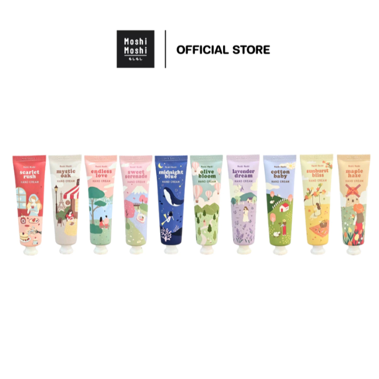 Moshi Hand Cream ครีมทามือ ครีมบำรุงมือ ดูแลผิวมือ Fragrance for normal skin