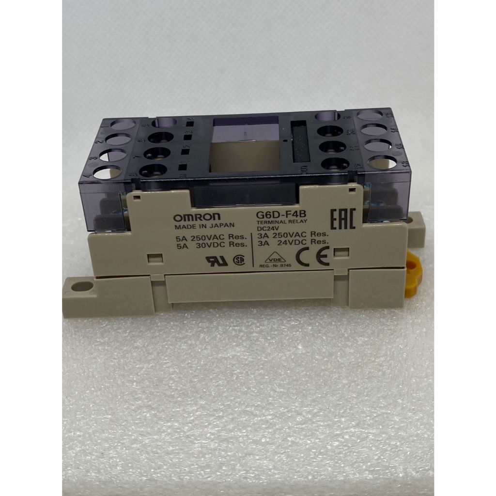 G6D-F4B DC24V TERMINAL RELAY ช็อกเก็ตรีเลย์ หน้าคอนแทค 5A 250VAC 5A 30VDC