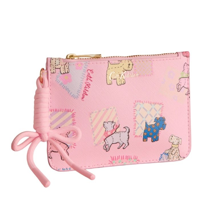 Cath Kidston Female Charm Zip Purse Teddy Dog Pink