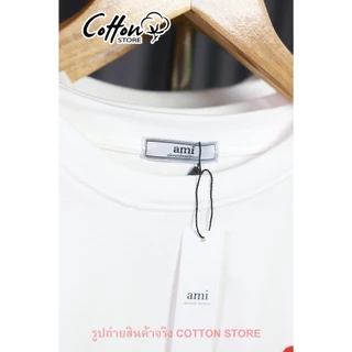 เสื้อยืด Ami-A งานปัก อก38"-56" XS-3XL พร้อมส่งจากไทย Cotton 100% ไม่ใช่ผ้ามัน ผ้าหนาใส่สวย