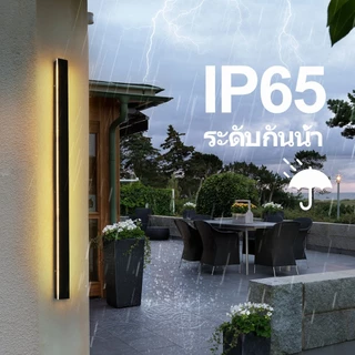 LED โคมไฟภายนอกติดผนัง สวน คอร์ทยาร์ด ประตู โคมไฟติดผนัง AC220V อลูมิเนียม โคมไฟผนังภายนอก Outdoor Wall Light