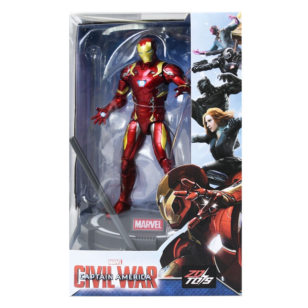 Ironman MK46 with Luminous Stand (ไอรอนแมน เอ็มเค สี่หก วิธ ลูมินัส สแตนด์)(ZD TOYS) - (ลิขสิทธิ์แท้