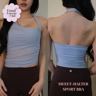 GOOD ENERGY CLUB - SWEET HALTER SPORT BRA[0367] สปอร์ตบราผู้หญิง ดีเทลคล้องคอ (11E-11H)