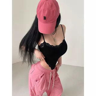 Cherryพร้อมส่ง👙 ชุดบอดี้สูทลูกไม้เซ็กซี่ เสื้อท็อป เอวลอย ทรงเข้ารูปแต่งขอบลูกไม้ Slimming ใส่แล้วดูหนุ่นดี แฟชั่นผู้หญ