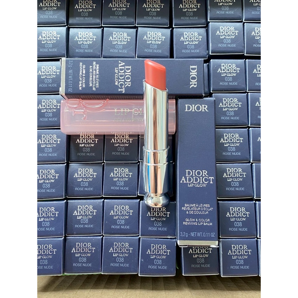 มีกล่อง - Dior Addict Lip Glow 3.5g. #038 (เคาเตอร์ 1,700฿)