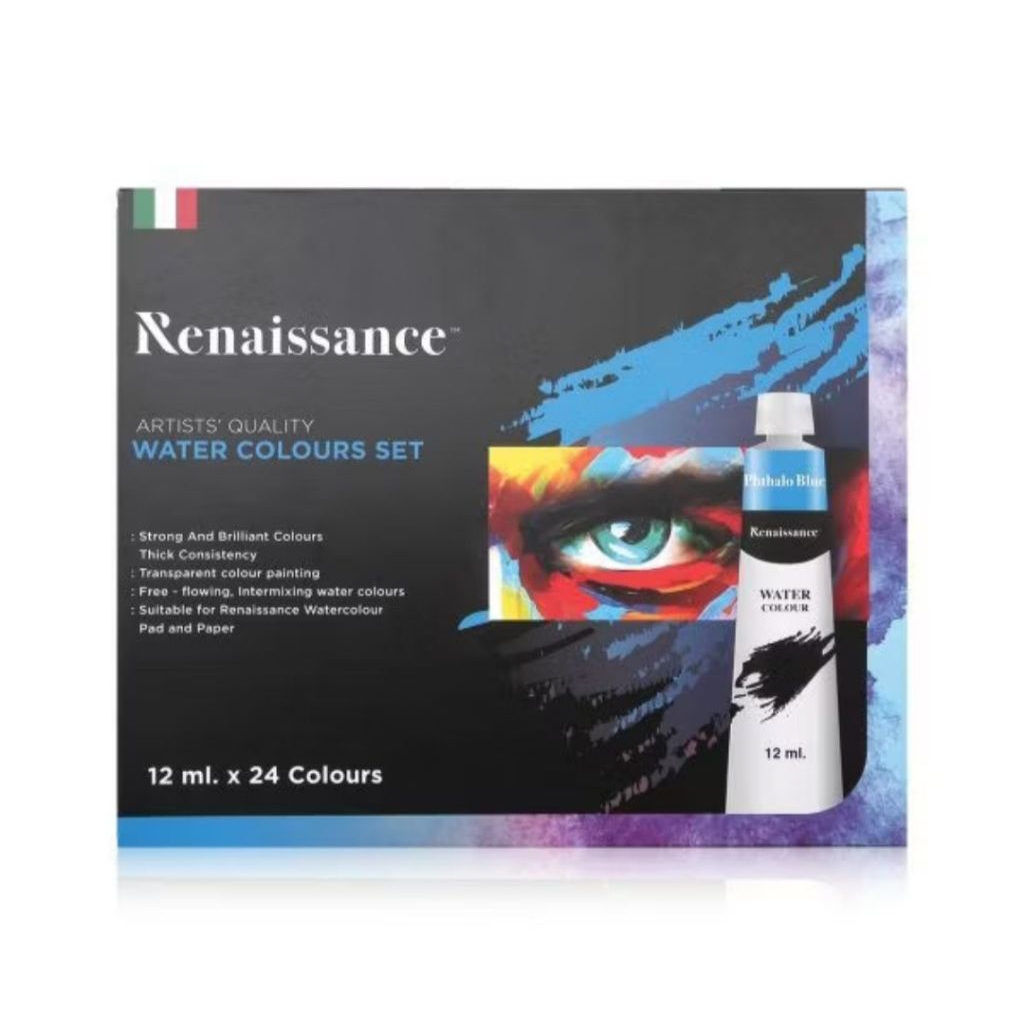 สีไม้ระบายน้ำ Renaissance 24 สี Water Soluble