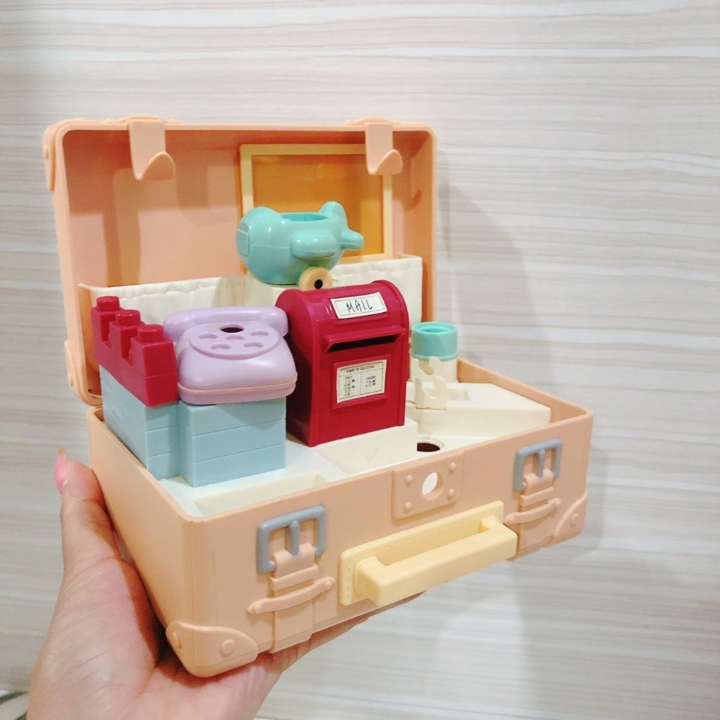 ของเล่นเครื่องเขียนสไตล์ย้อนยุคหายากจาก Showa (Takara Toys) น่ารักมาก สีเฟดนิดหน่อย จุดเดียว งานเก่า
