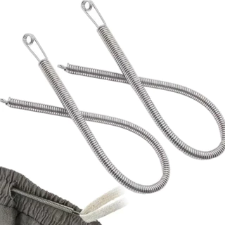 สปริงเข็มร้อยยางยืด เข็มร้อย คลิปตะขอกลึงเชือก ดึงยางขอบกางเกง Rope Threading Tool **พร้อมส่ง