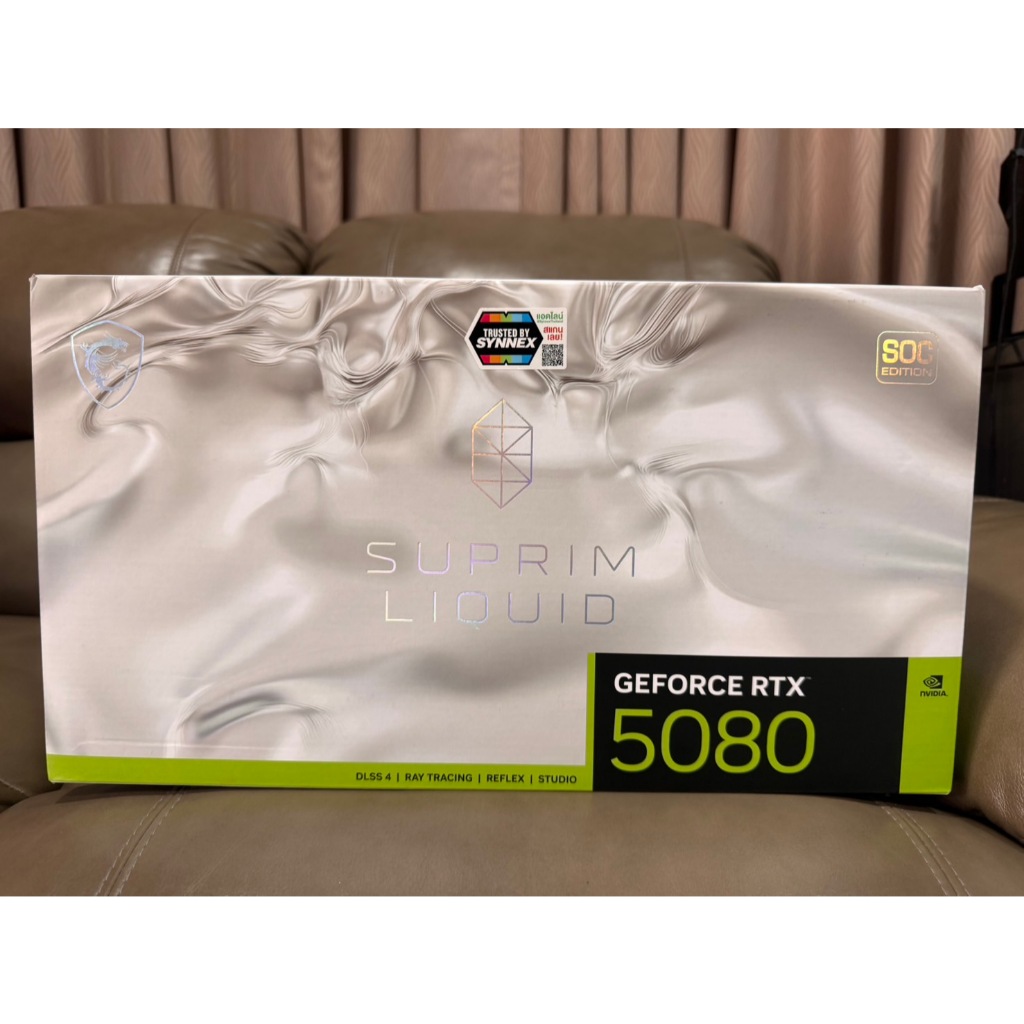 มือสองประกัน 11/04/2028 GeForce RTX™ 5080 16G SUPRIM LIQUID SOC